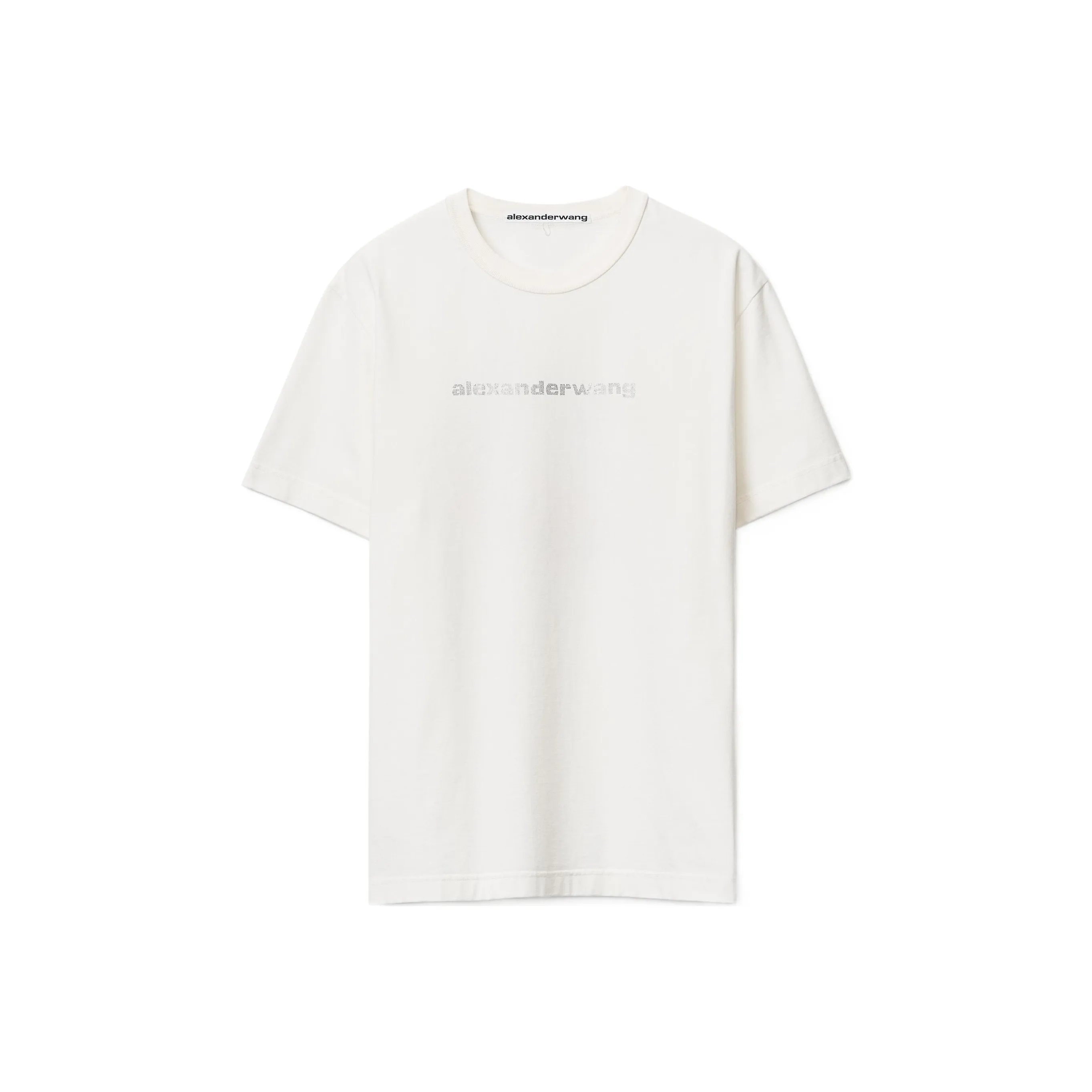Alexander Wang FW22 Drop Shoulder Sleeve T Shirt Women's White