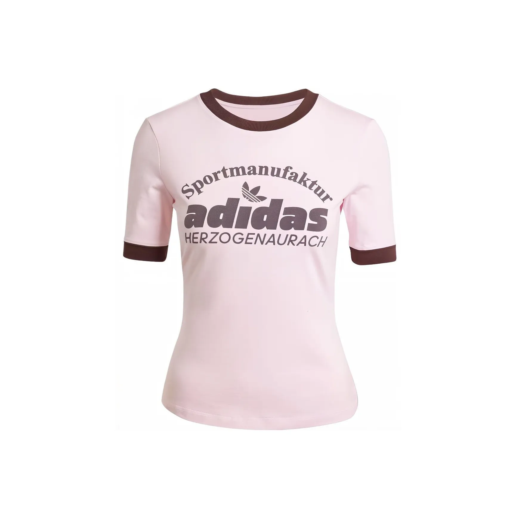 Adidas Originals Ретро T Рубашка Женская Прозрачная Розовая
