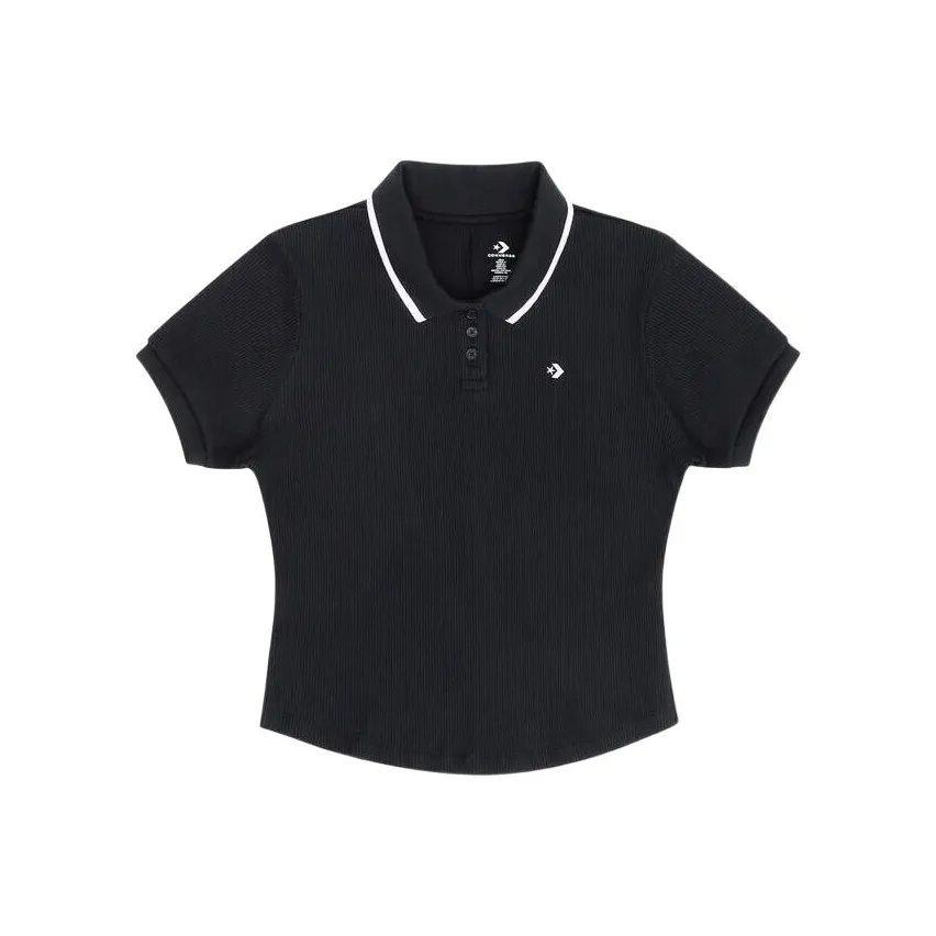 Конверс SS25 T-Shirt Женская Черная