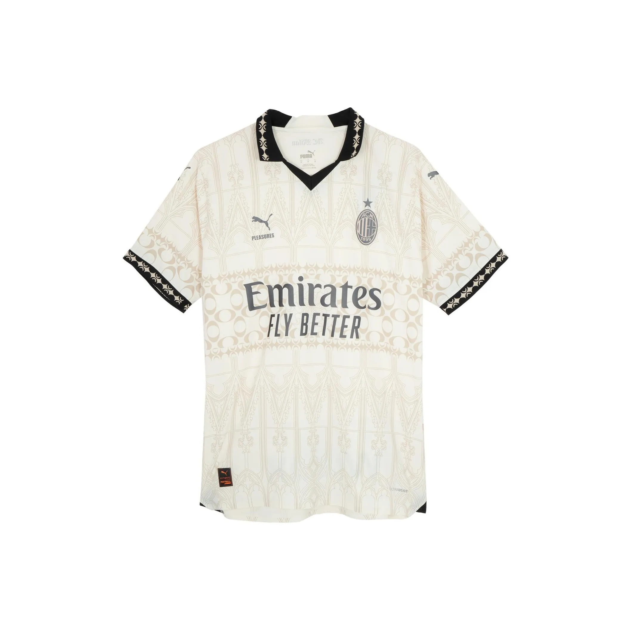 PUMA X Pleasures Ac Milan 2023/24 Light Version Authentic Jersey Imported Version