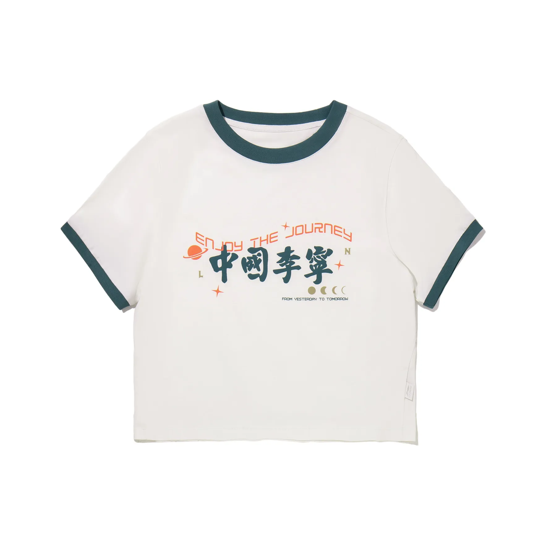 LINING T Рубашка Женская Шампанское Белый Чернильный Зеленый