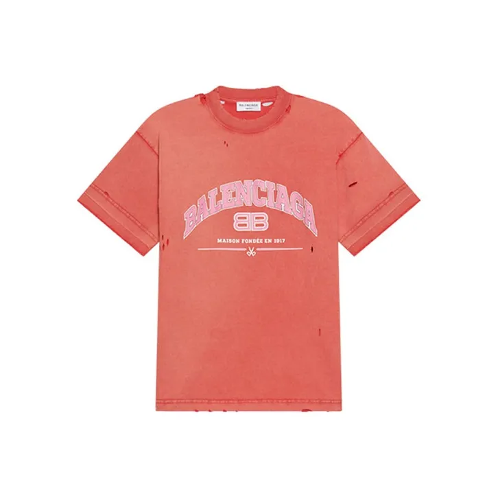 BALENCIAGA Красные Женские Футболки