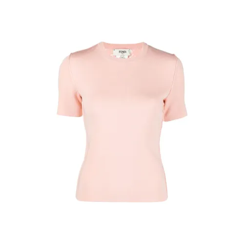 FENDI Розовые Женские Футболки