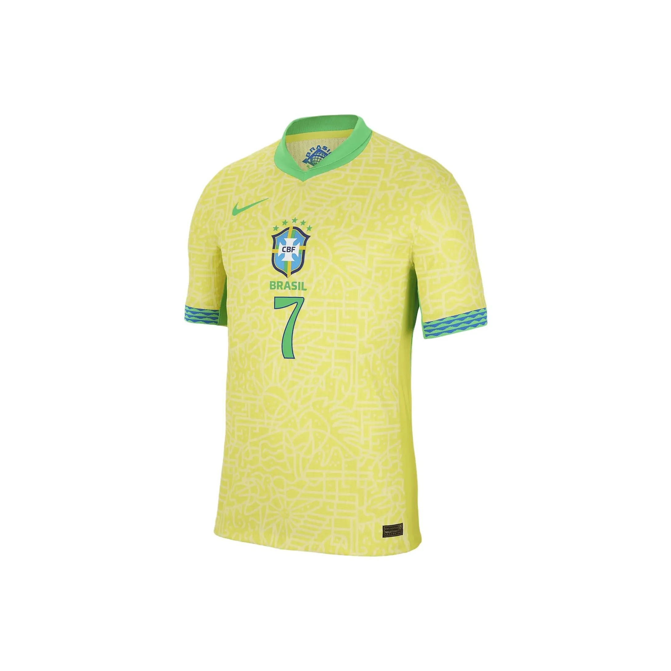 Nike Vini Jr. Brazil National Team 2024 Match Away Men's Nike Dri FIT Adv Soccer Jersey
