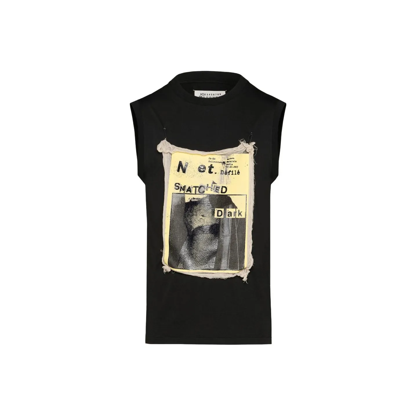 Maison Margiela Graphic Printed Sleeveless T Shirt