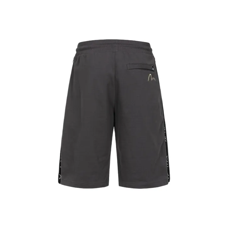 EVISU Sports Shorts Men's Charcoal Gray