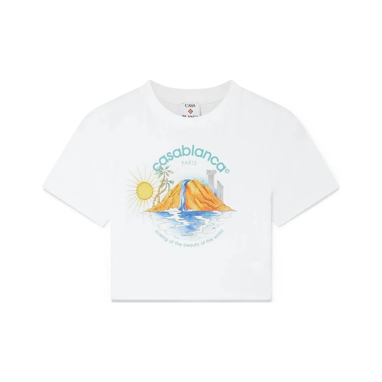 CASABLANCA Oasis Cropped T Shirt