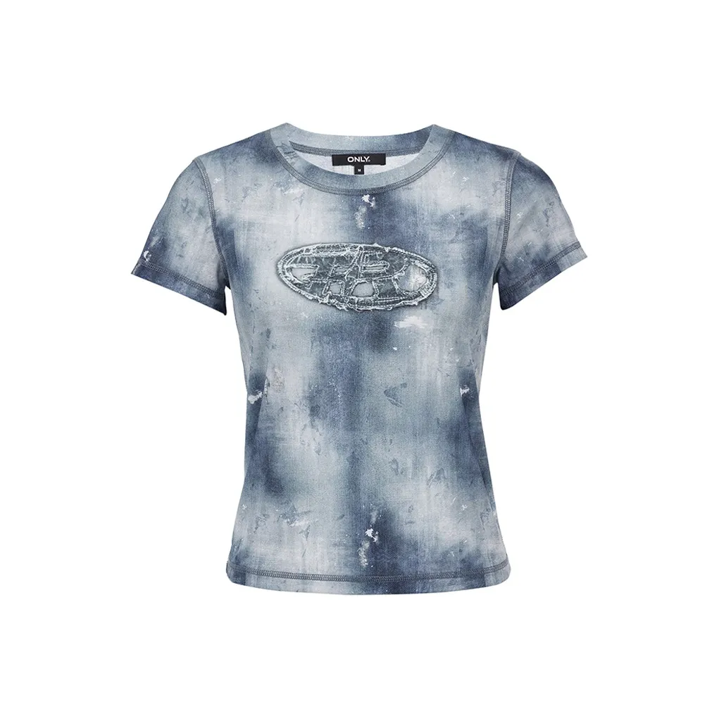 Only T-Shirt Женская Джинсово-Синий