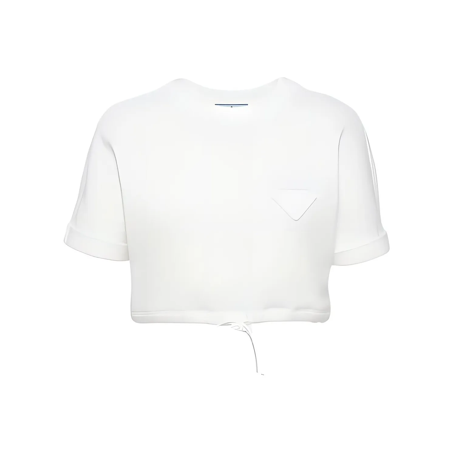 PRADA Белый Женский Короткий Топ
