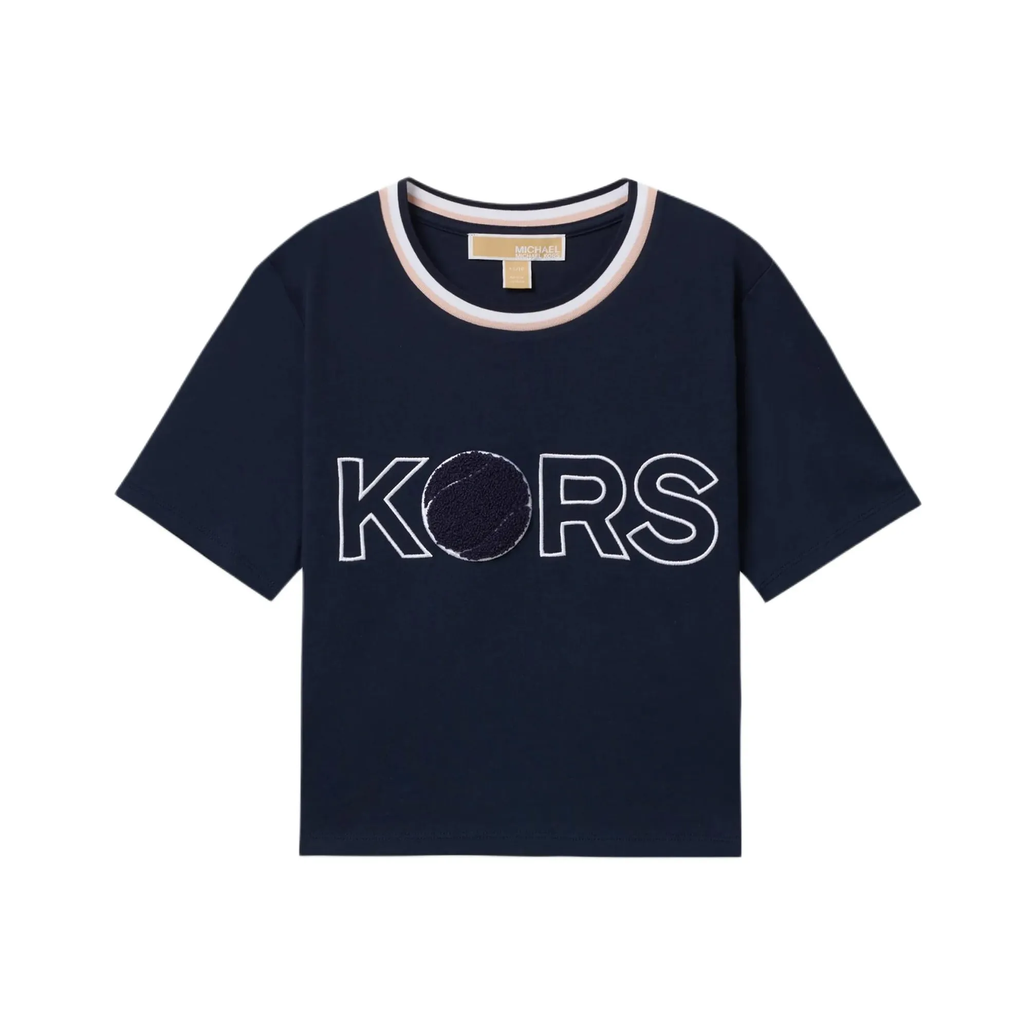 MICHAEL KORS Стандартная футболка женская темно-синяя