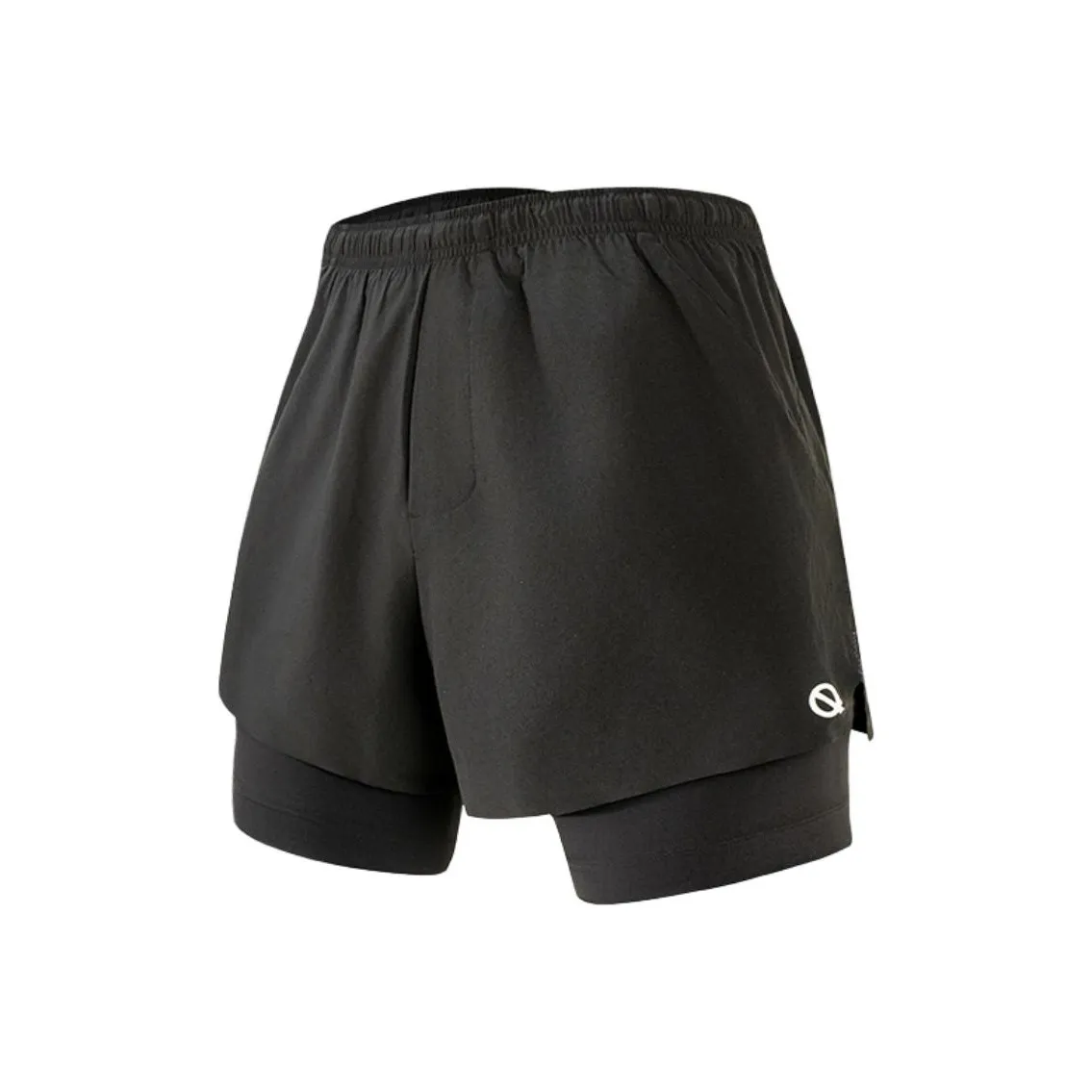 Qinkung Бег Шорты Мужские Черные