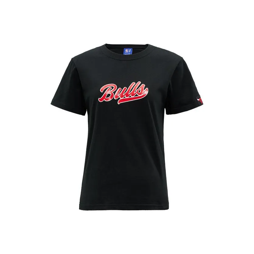 NBA Chicago Bulls T Shirt Women's Black