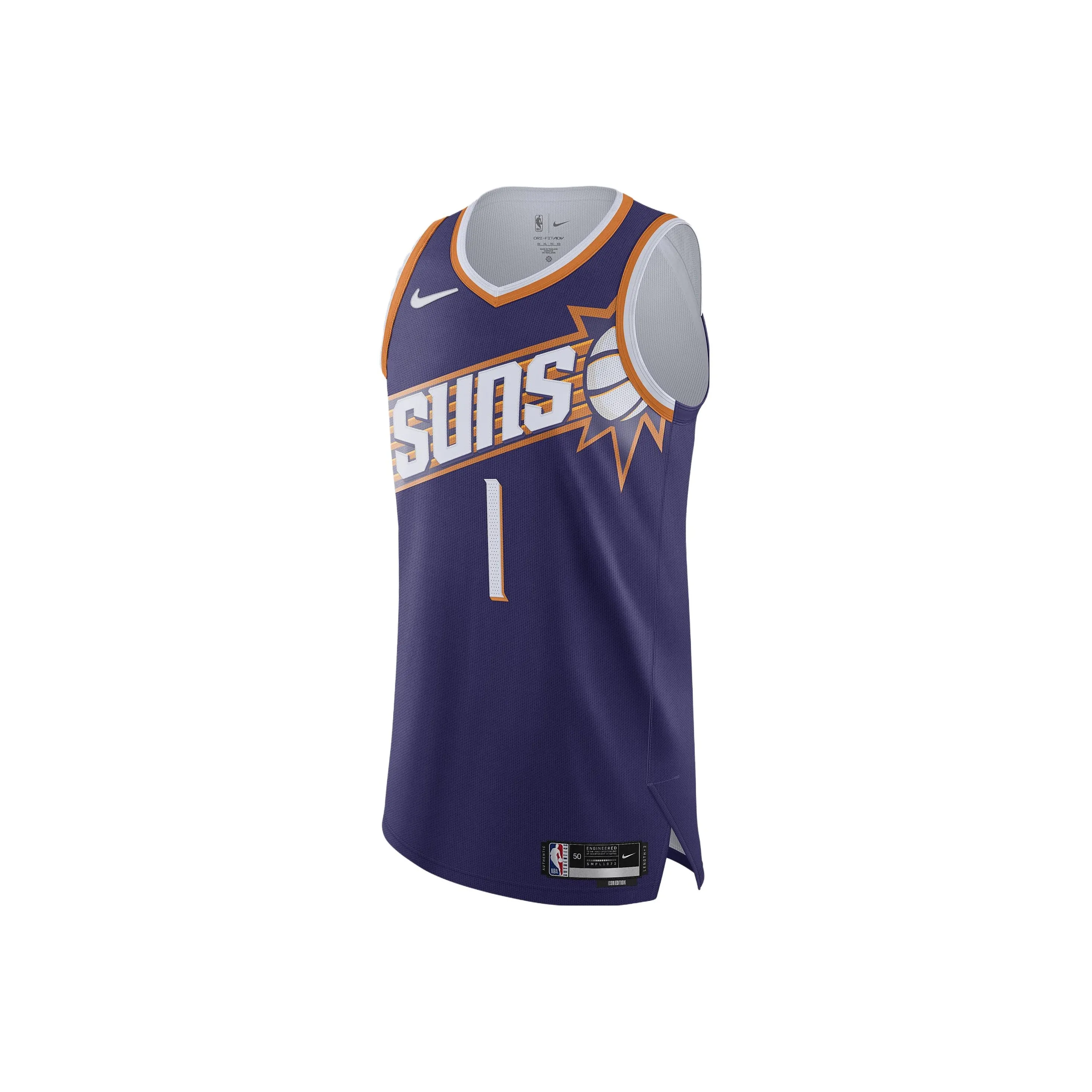 Nike Devin Booker Phoenix Suns 2023/24 Icon Edition Men's Nike Dri FIT Adv Nba Authentic Jersey