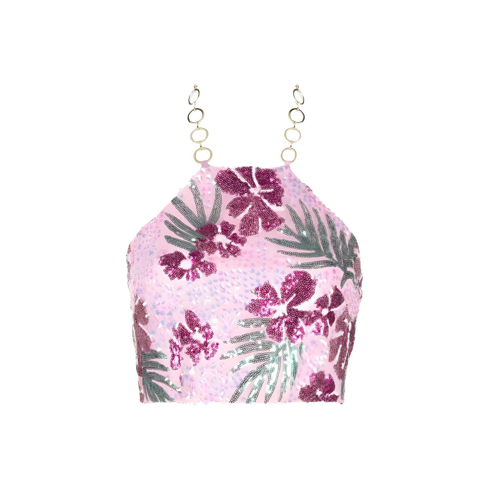 Maje Розовые Женские Короткие Топы