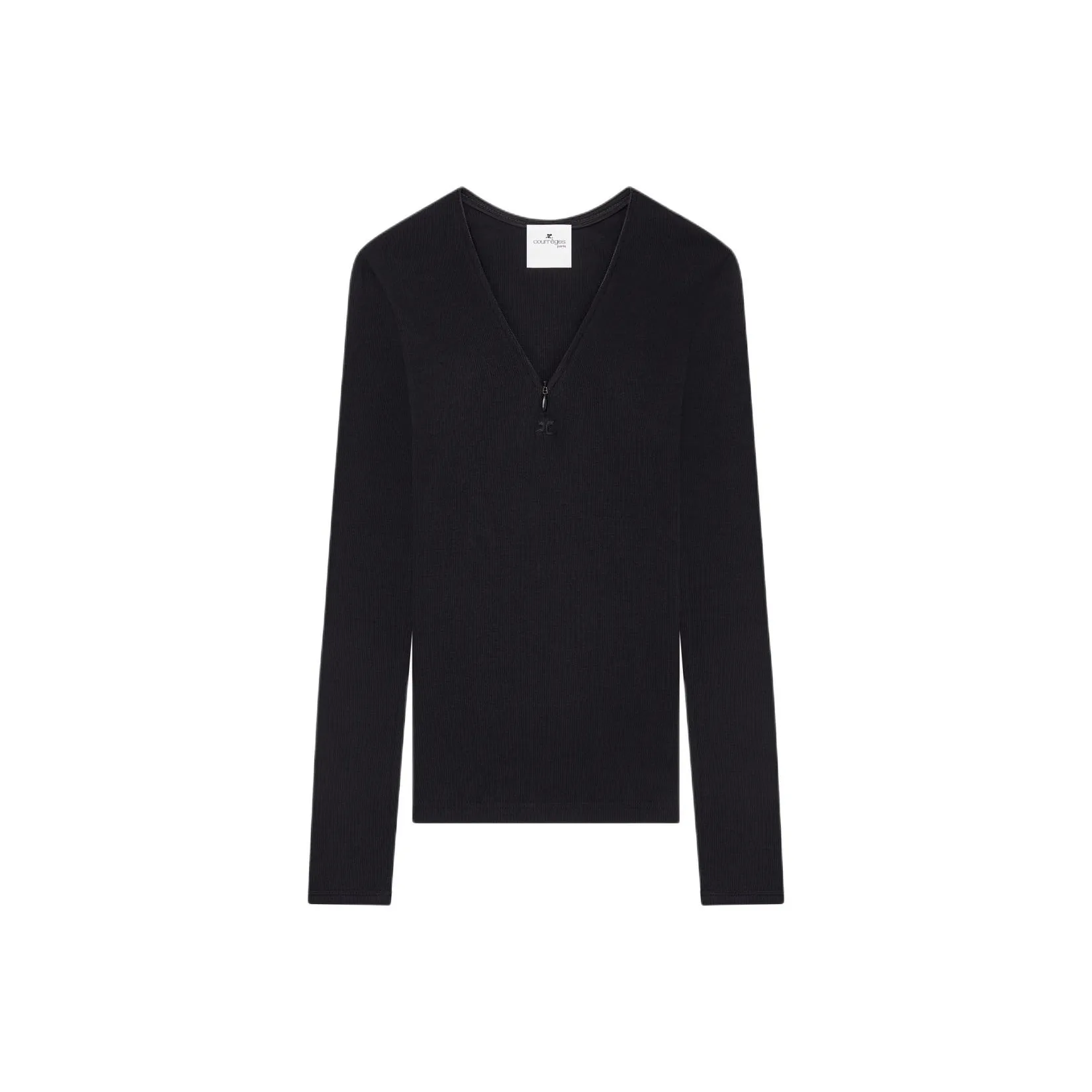 COURREGES T-рубашка Женская Черная Черная