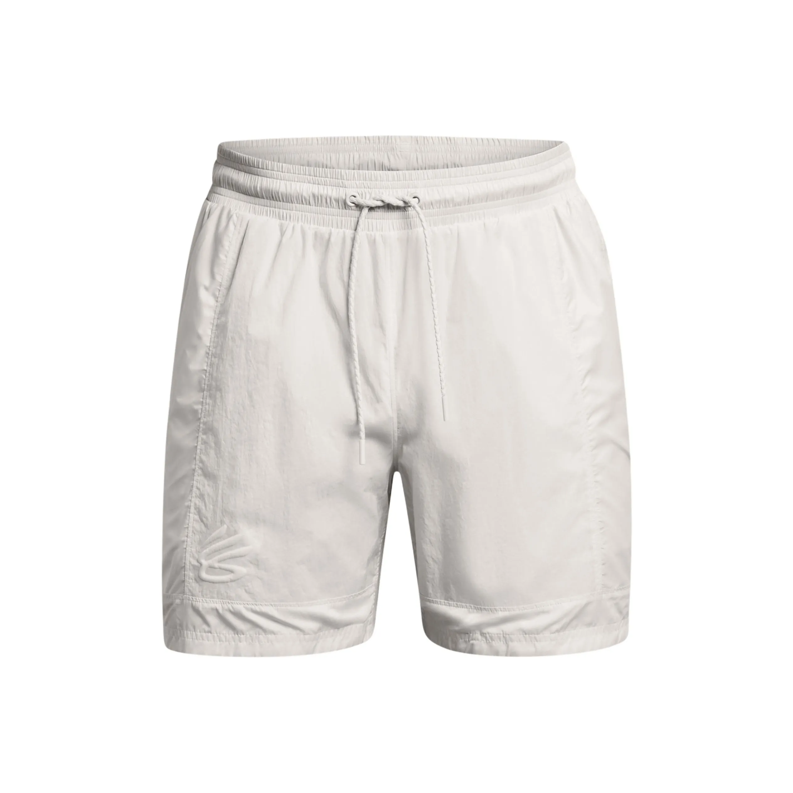 Under Armour Curry Вязаные Спортивные Шорты Мужские Белые Серые