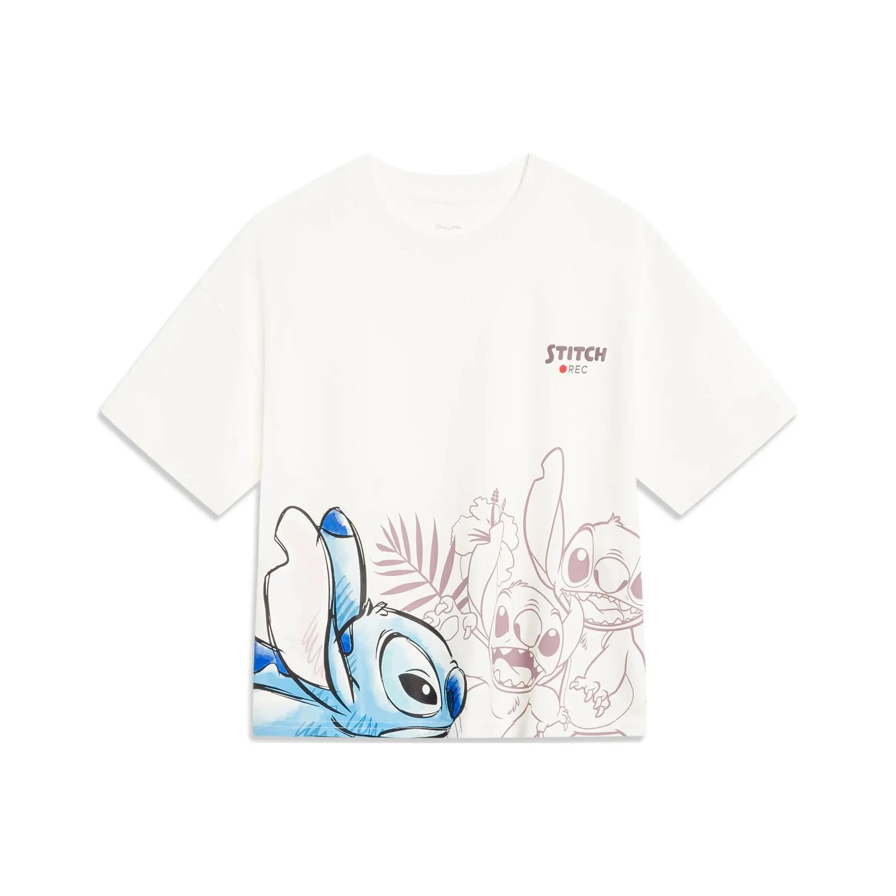 Disney X LINING Crop Tops Women's Ivory