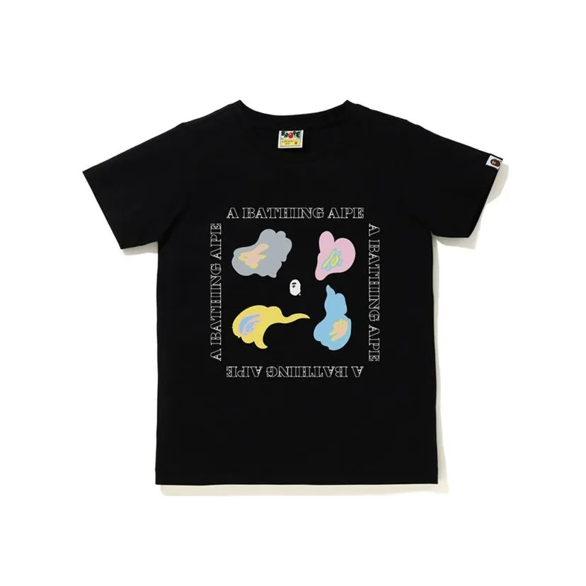 Custom Slim Fit Big Pony Mesh Polo Shirt Def Camo Tee White/Multi