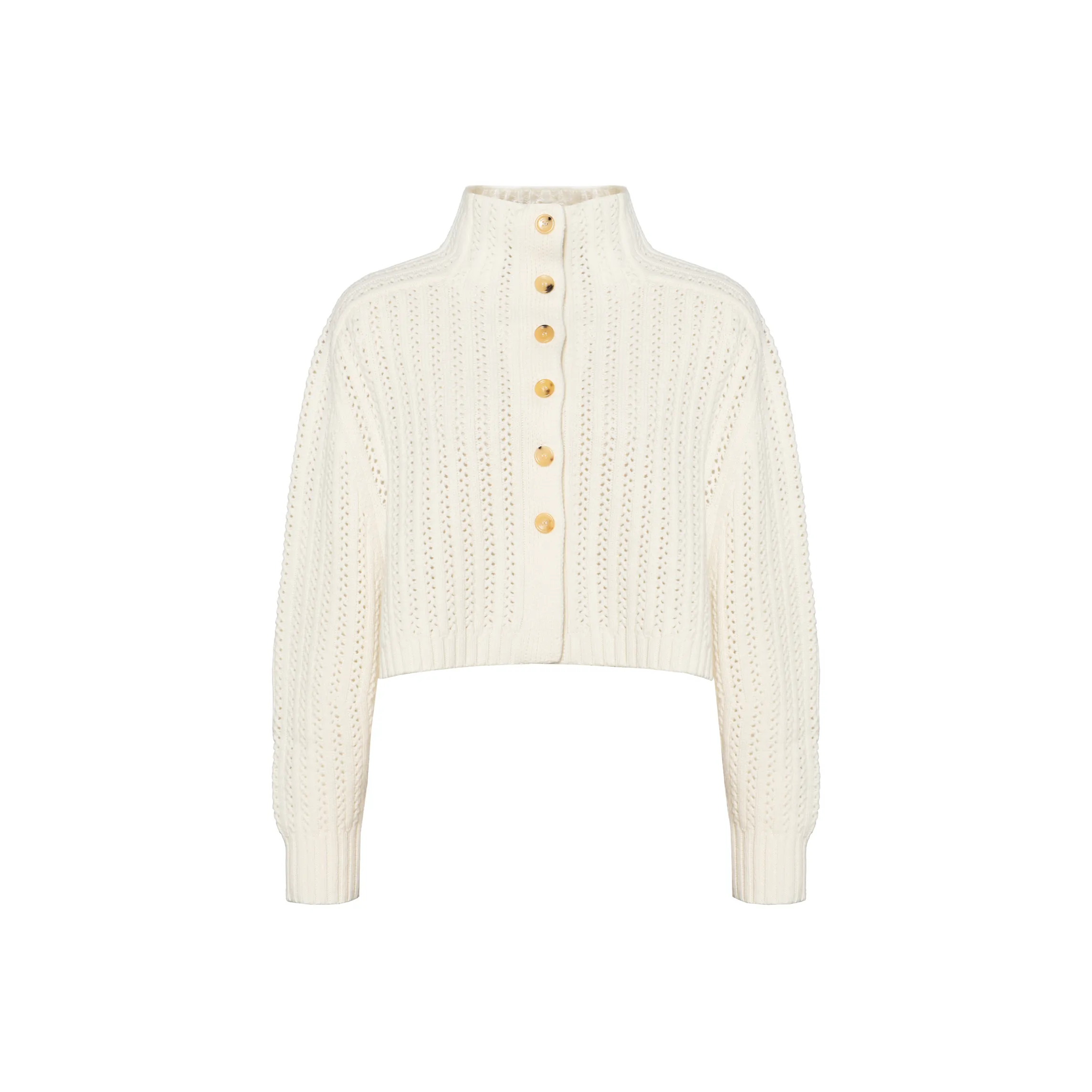 Max Mara Hodeida High Neck Cropped Cardigan