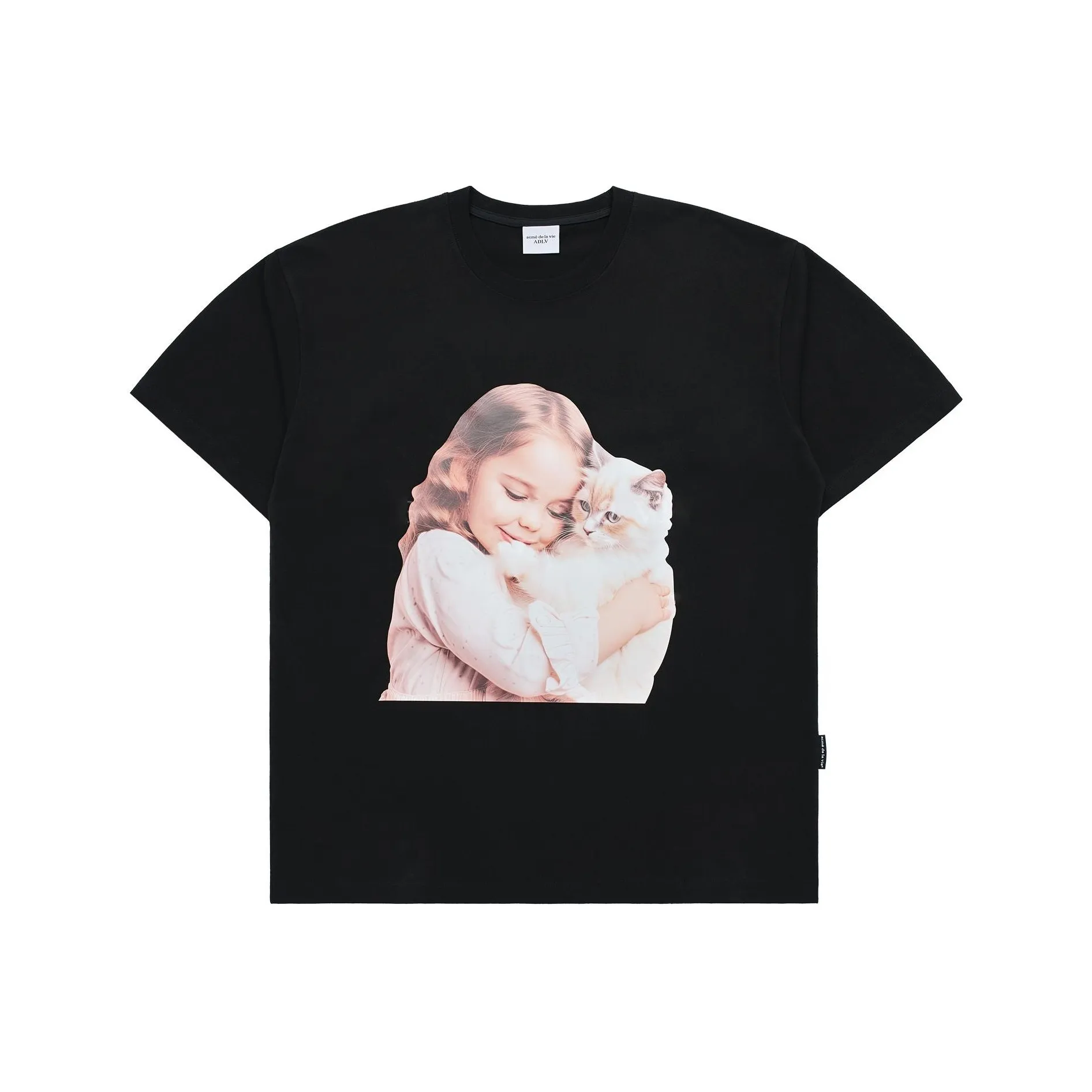 Acme De La Vie/ADLV Drop Shoulder Sleeve T Shirt Women's Black