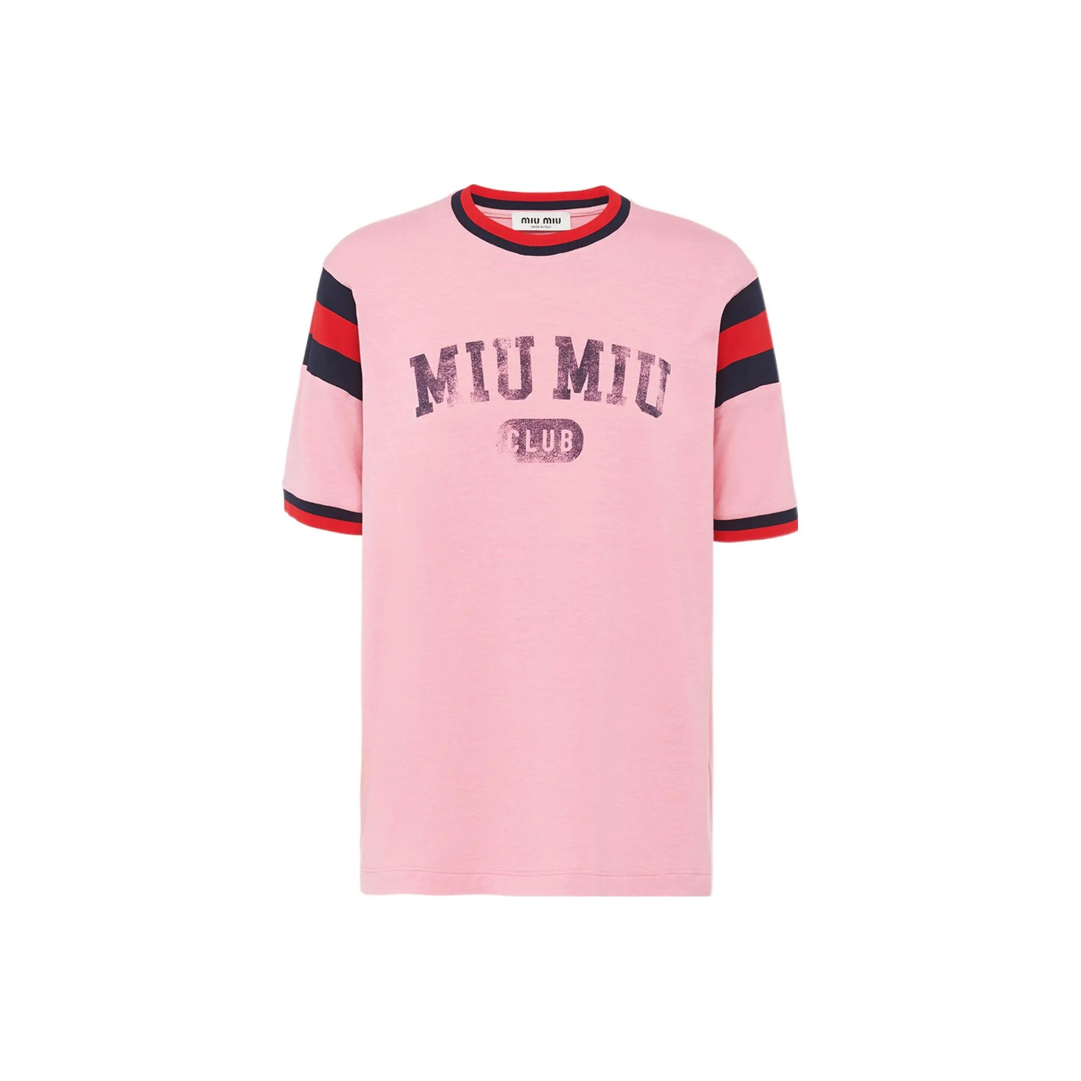 MIU MIU SS22 T-Shirt Женская Розовая