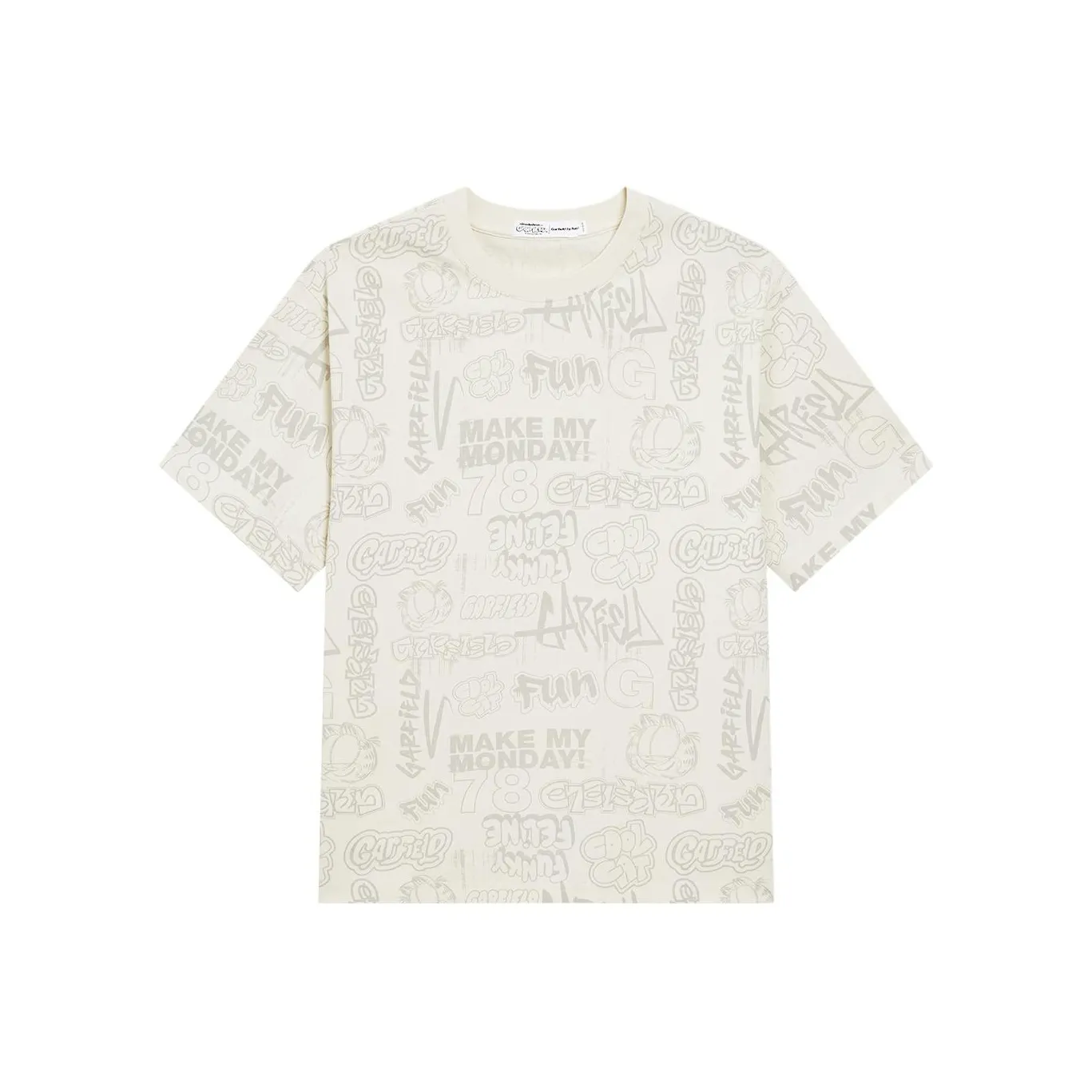 Веселье T-рубашка унисекс белый чайный коричневый