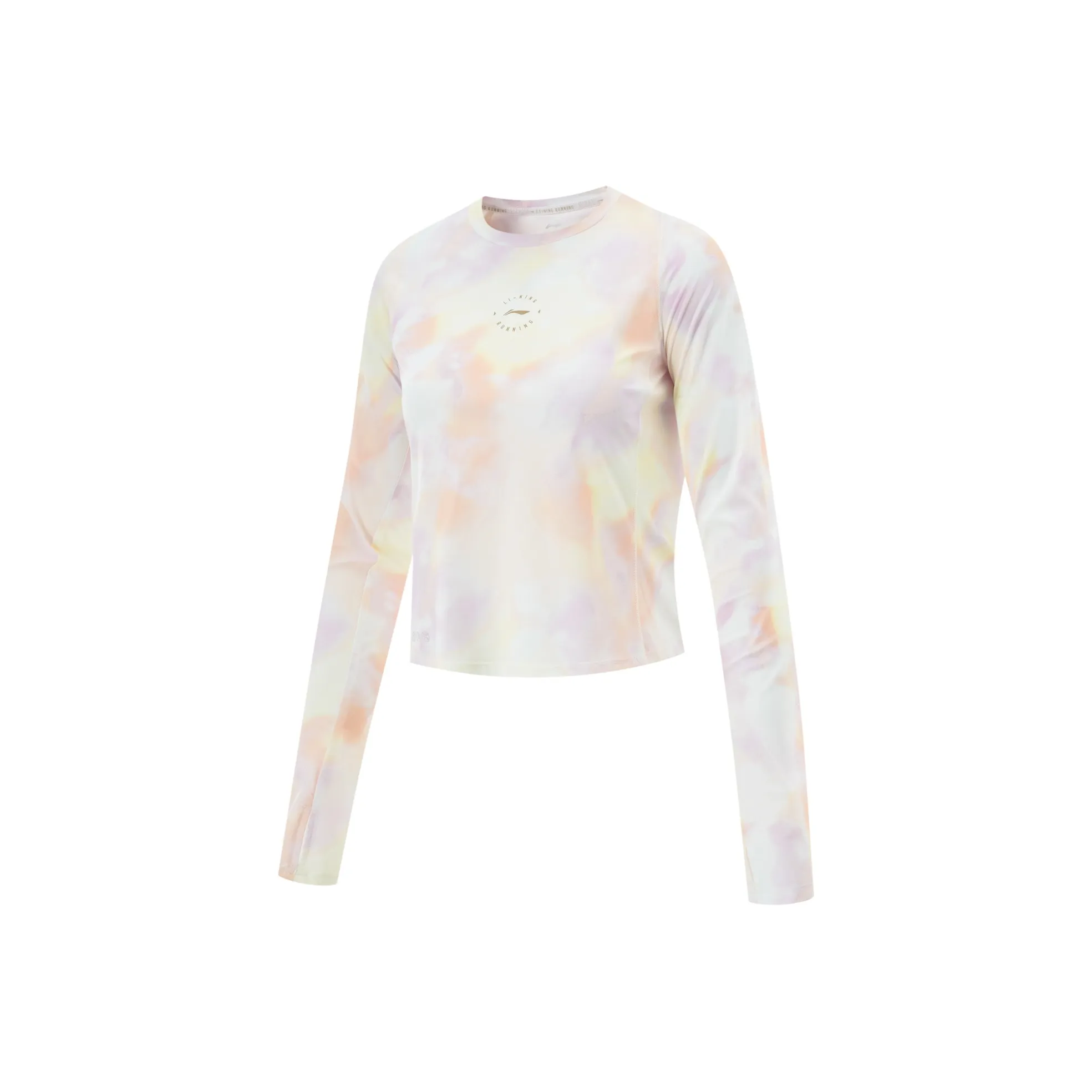 LINING RUNNING Collection Т-рубашка Женская Мягкий Желтый Ромашка Желтый Розовый с Полной Подкладочной тканью и Принт