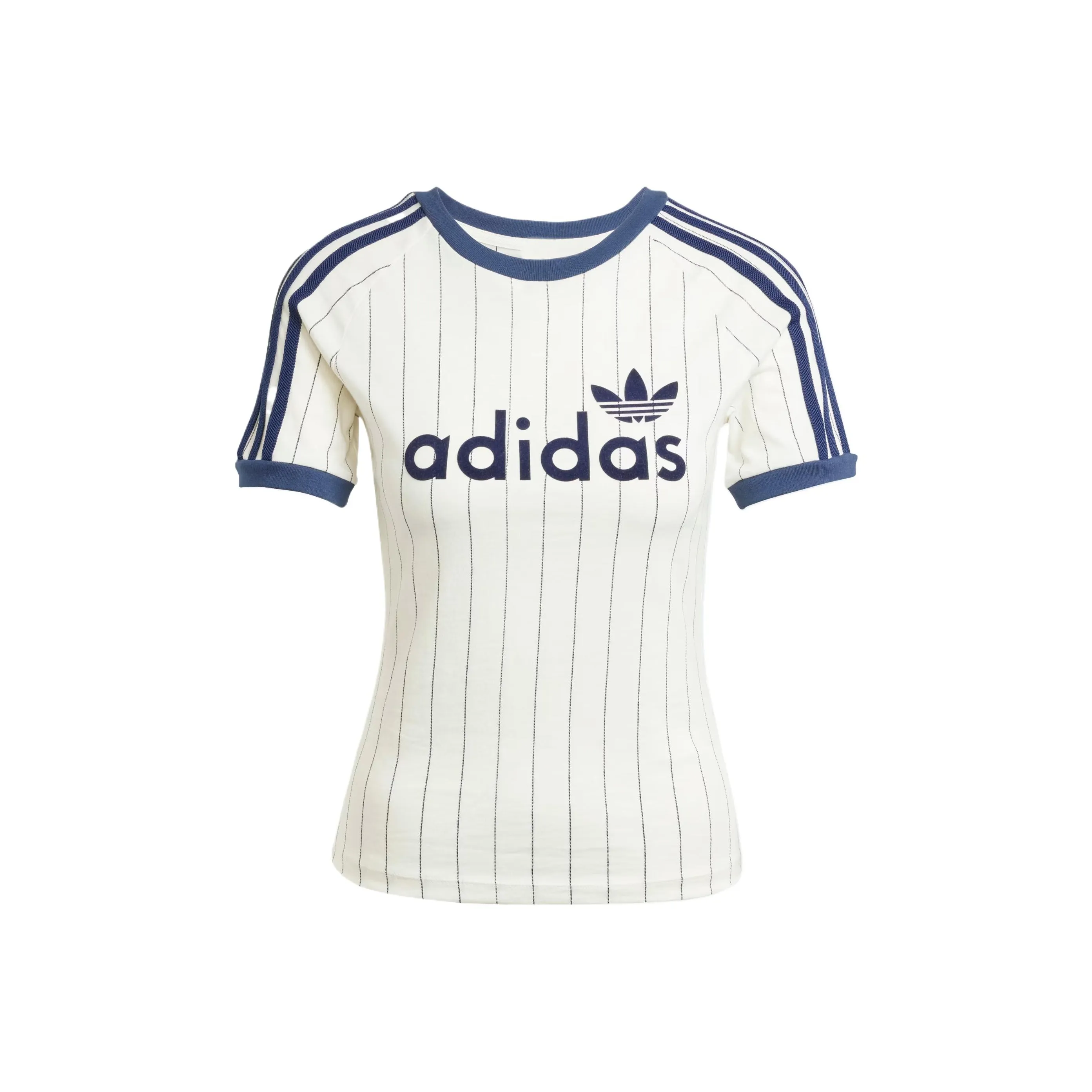 Adidas Women's Linear Graphic Cali Tee Off White/Night Indigo