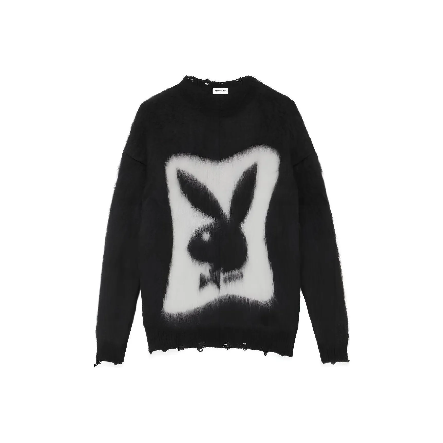 SAINT LAURENT 2010s X Playboy Logo print Sweater