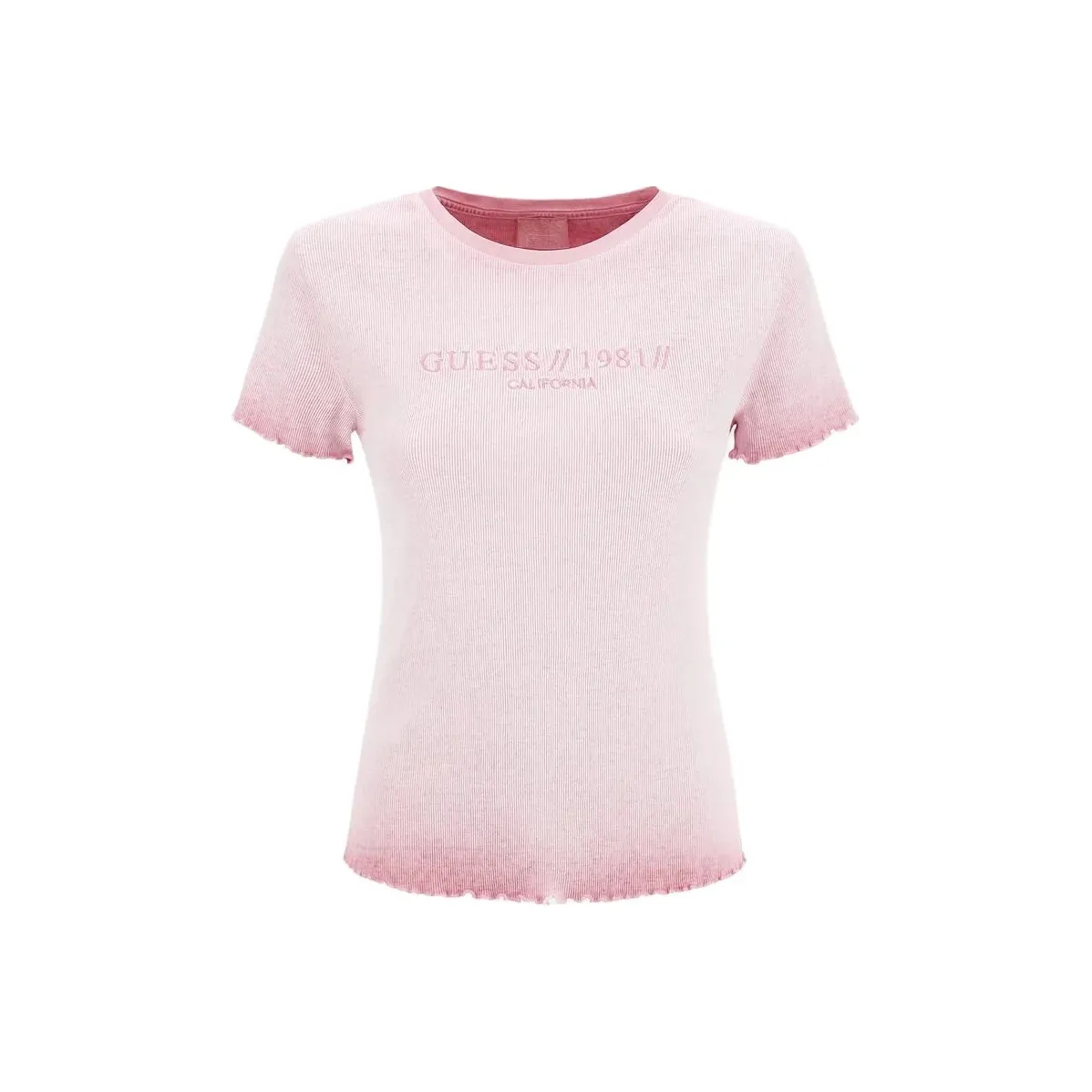 GUESS T Shirt Women's Light Pink