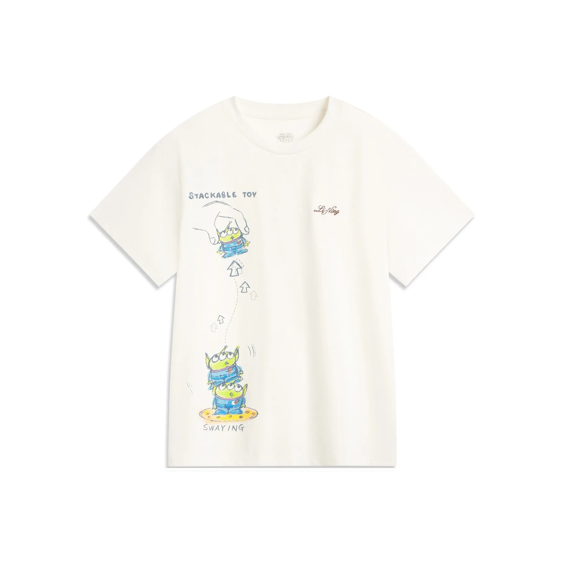 LiNing x Disney T Shirt Women's Ivory
