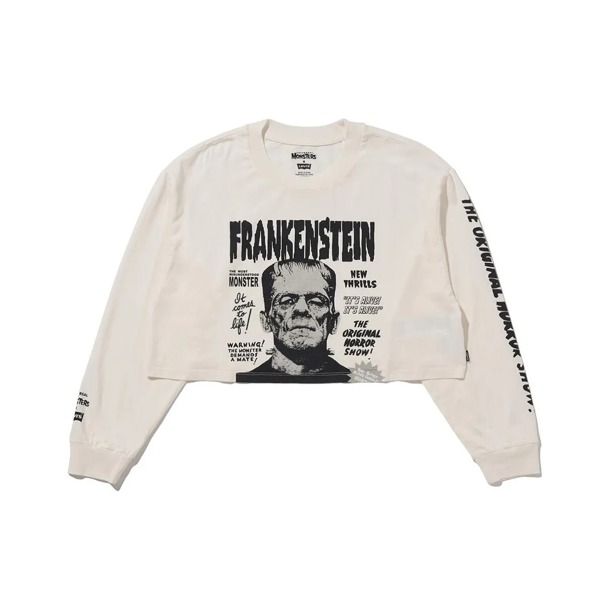 Levi's x Universal Monsters® Clothing Collection FW22 T Shirt Women's Beige
