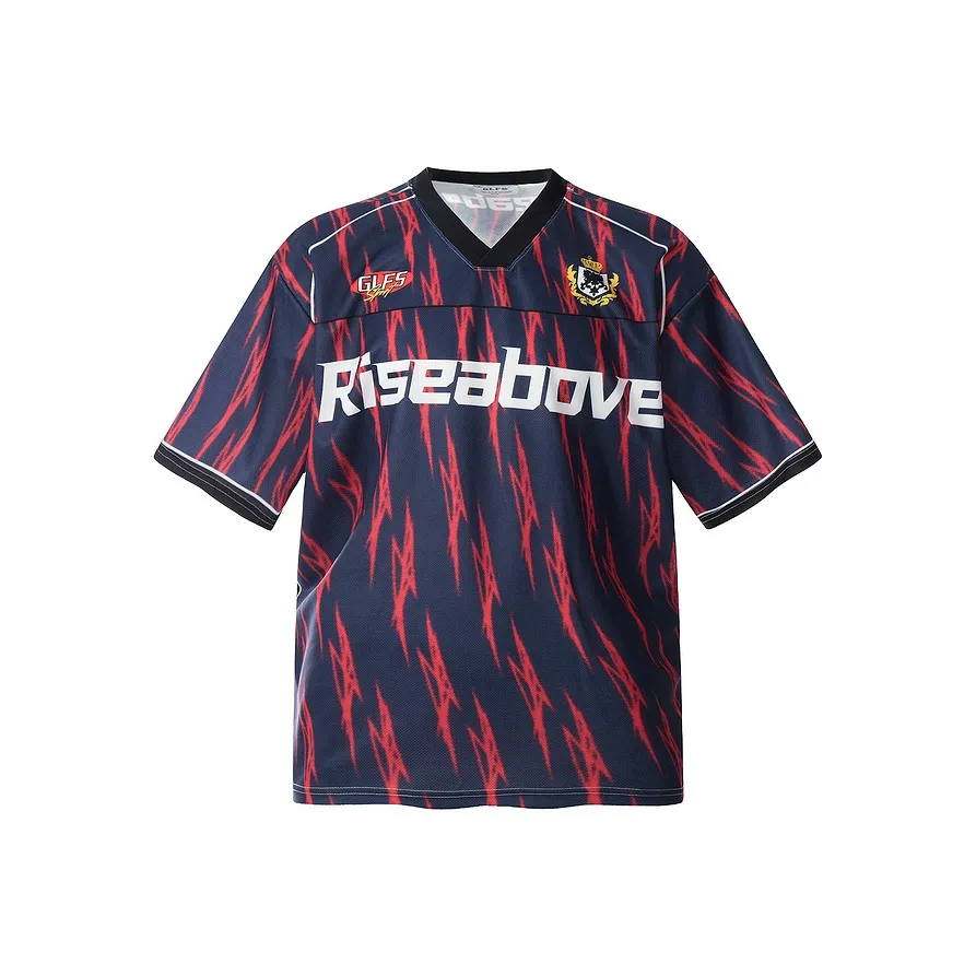 logo-print short sleeve shirt Blau