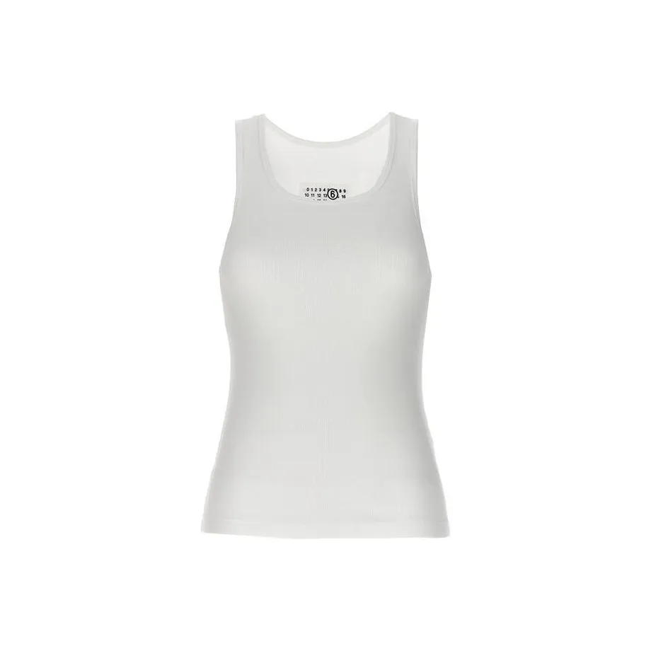 MM6 Maison Margiela совместная брендированная рубашка Женская Белая