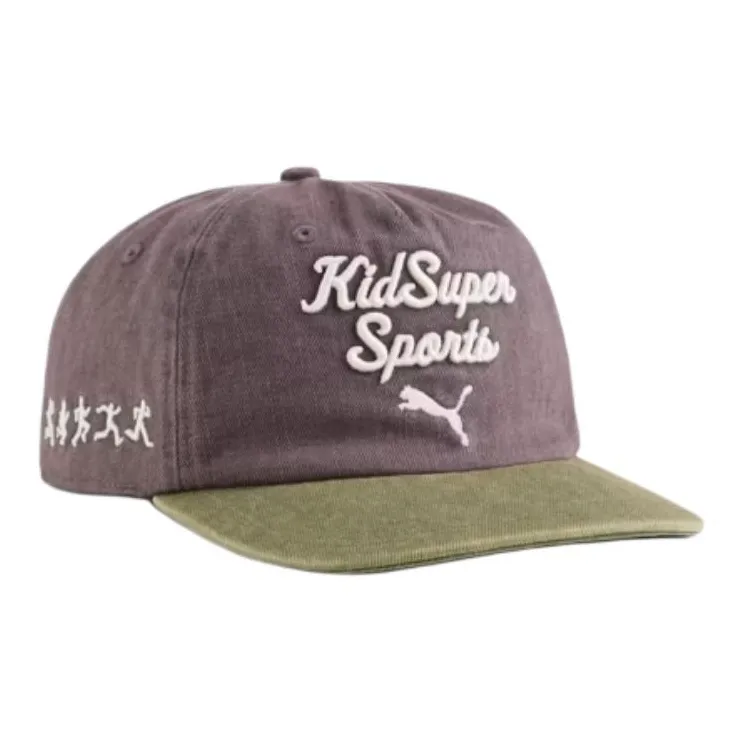 PUMA x KidSuper Studios Хлопок Кепки Унисекс Темно-угольный