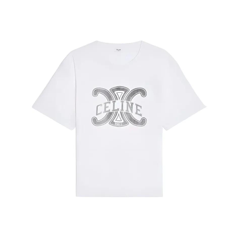 CELINE FW22 Regular T Shirt Women's White