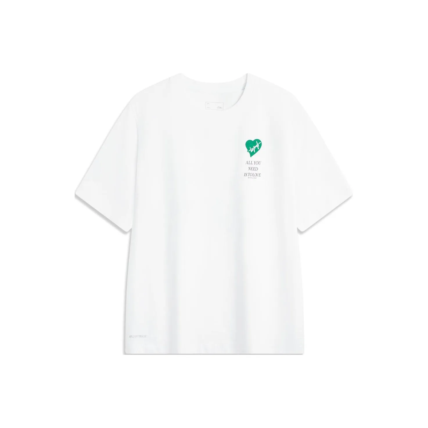 LiNing Drop Shoulder Sleeve T Shirt Women's Standard White