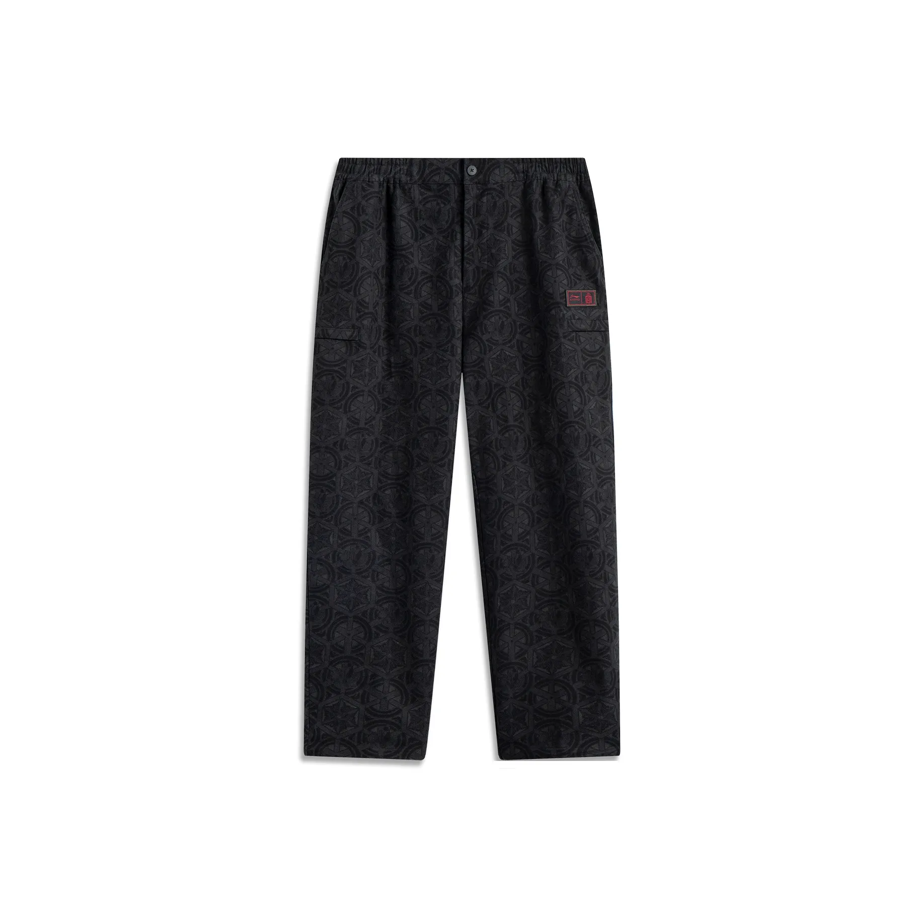 LINING x Forbidden City LIANMINGKUAN Rijin Doujin Collection Спортивные брюки Унисекс Черный