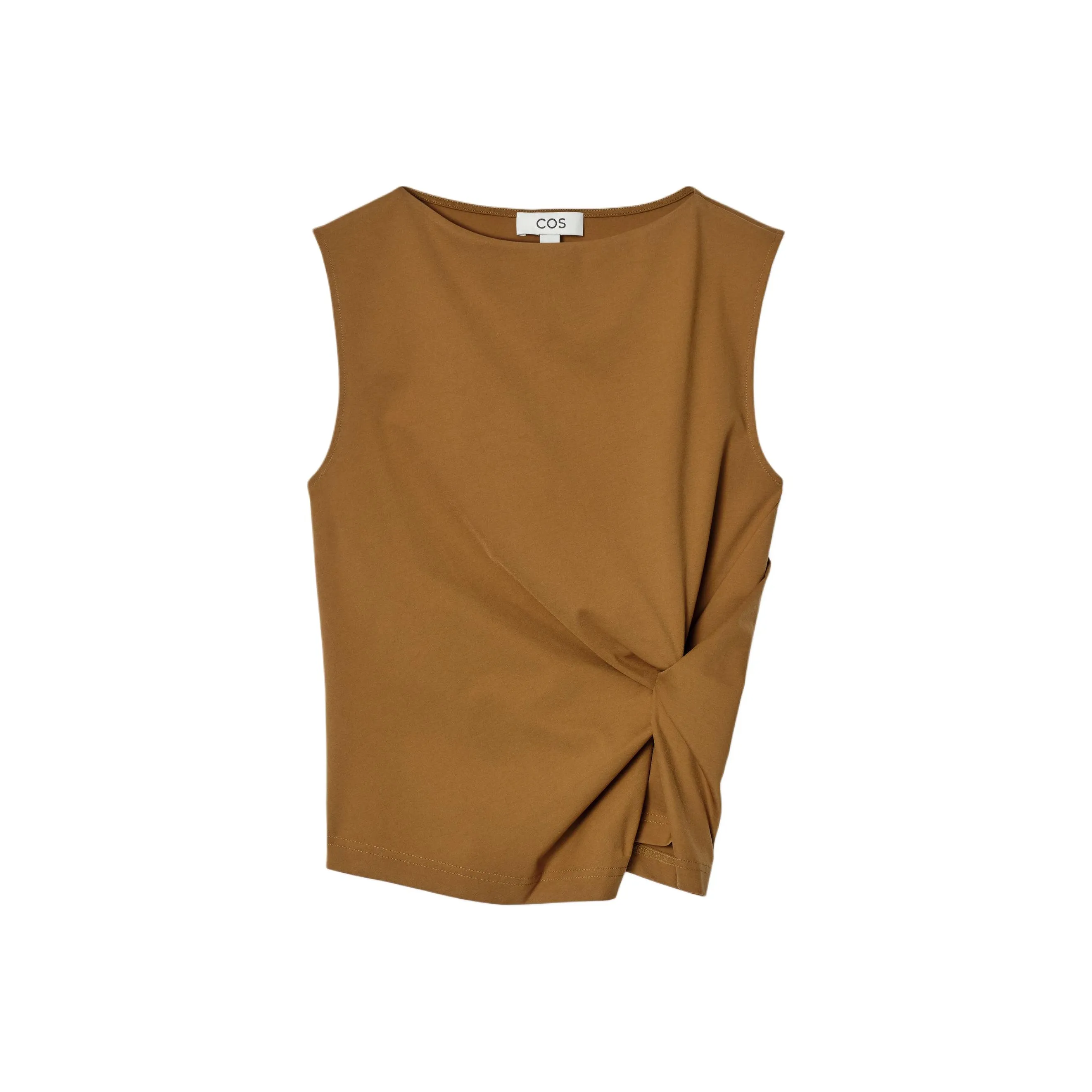 COS Майка Женская Темно-Бежевая