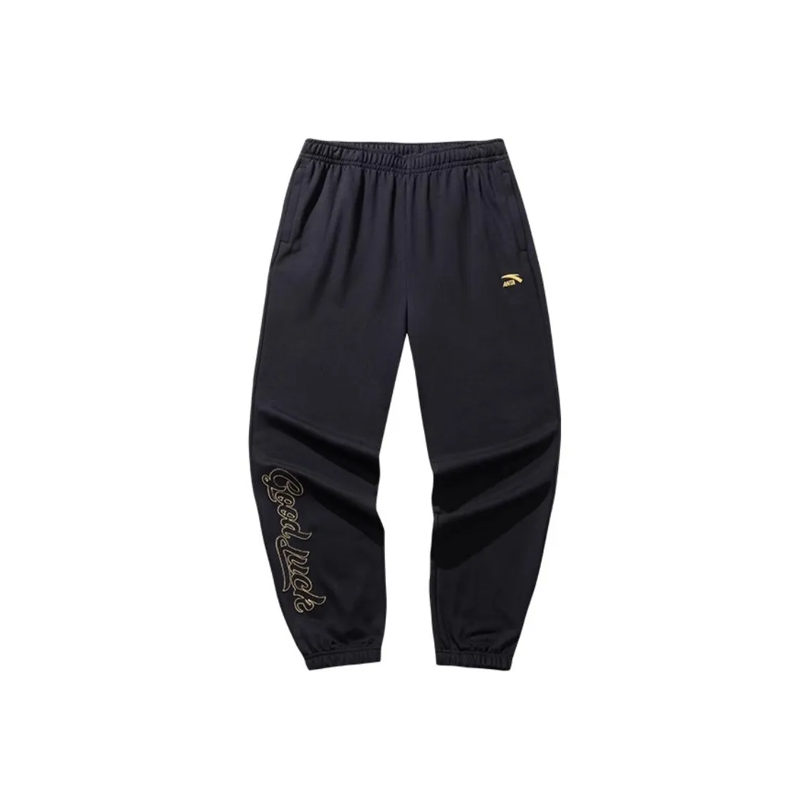 Anta Athletic Trousers Men's Basic Black/Gold