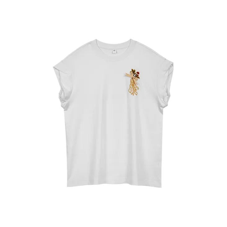 ROSESTUDIOBYGUOPEI Flutter Sleeve T Shirt Women's