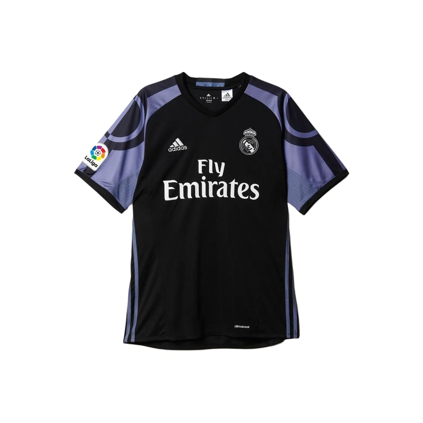 Adidas Real Madrid Mens 3rd Soccer Jersey Real Madrid 2016 17 Season Second Away Fan Edition Jersey Unisex Black