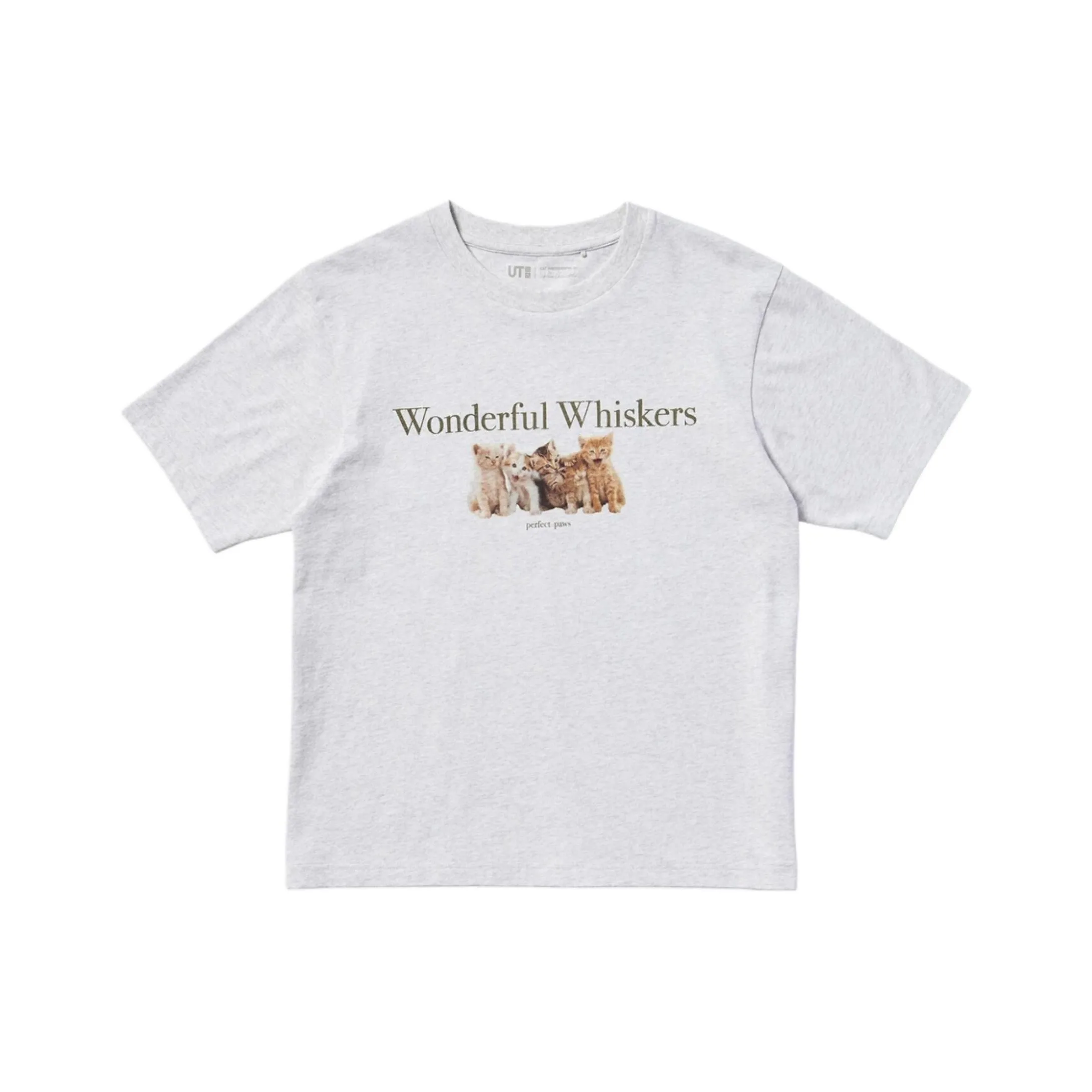 UNIQLO Walter Chandoha Collaboration T-Shirt Женская Светло-Серый