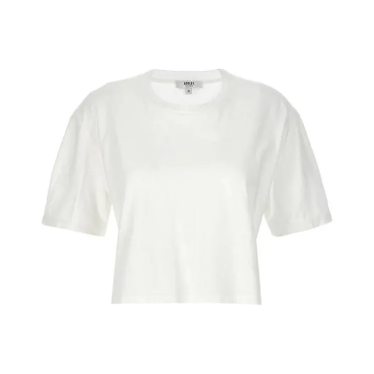 AGOLDE Anya Crewneck Cropped T Shirt