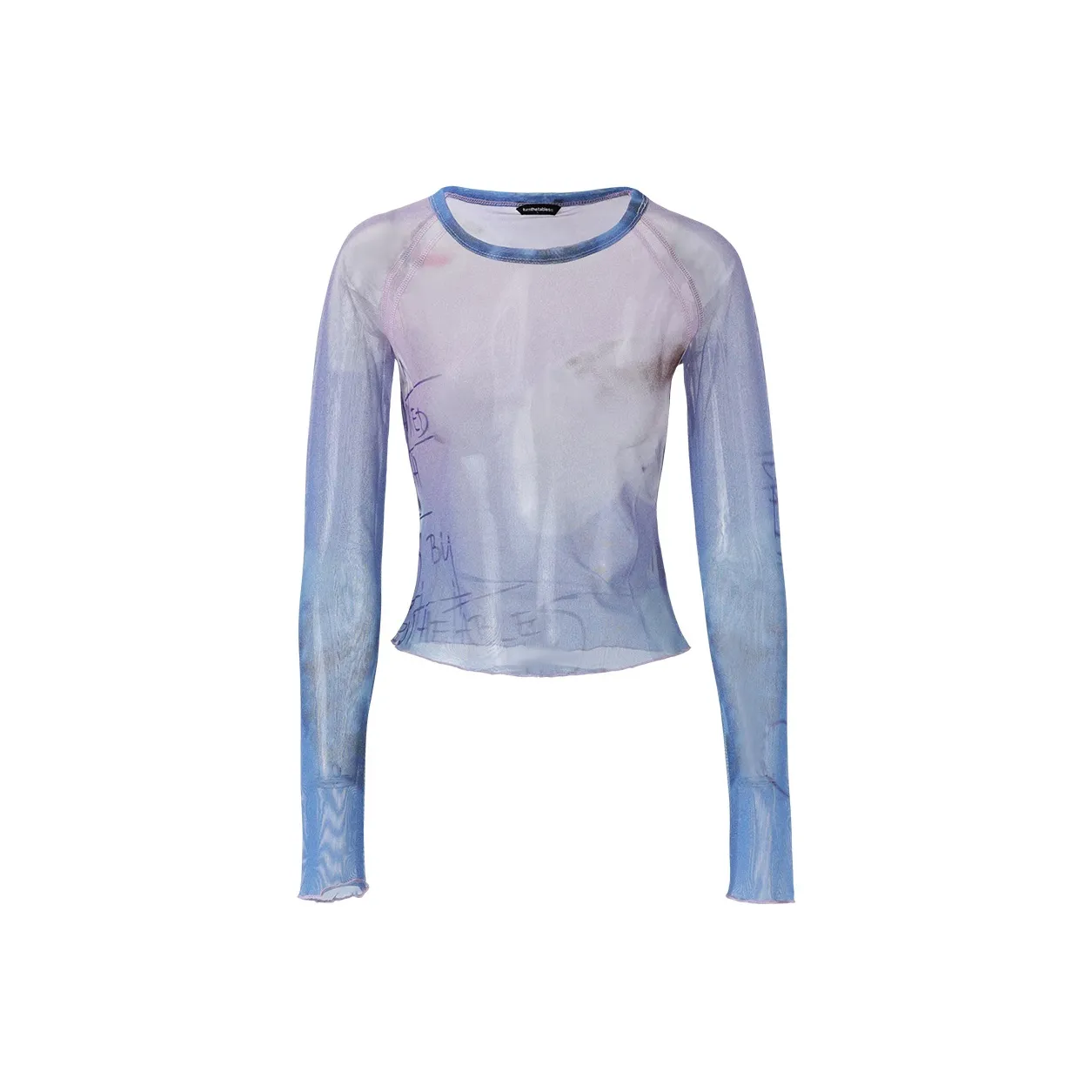 TURNTHETABLES T-рубашка Женская Градиент Фиолетовый