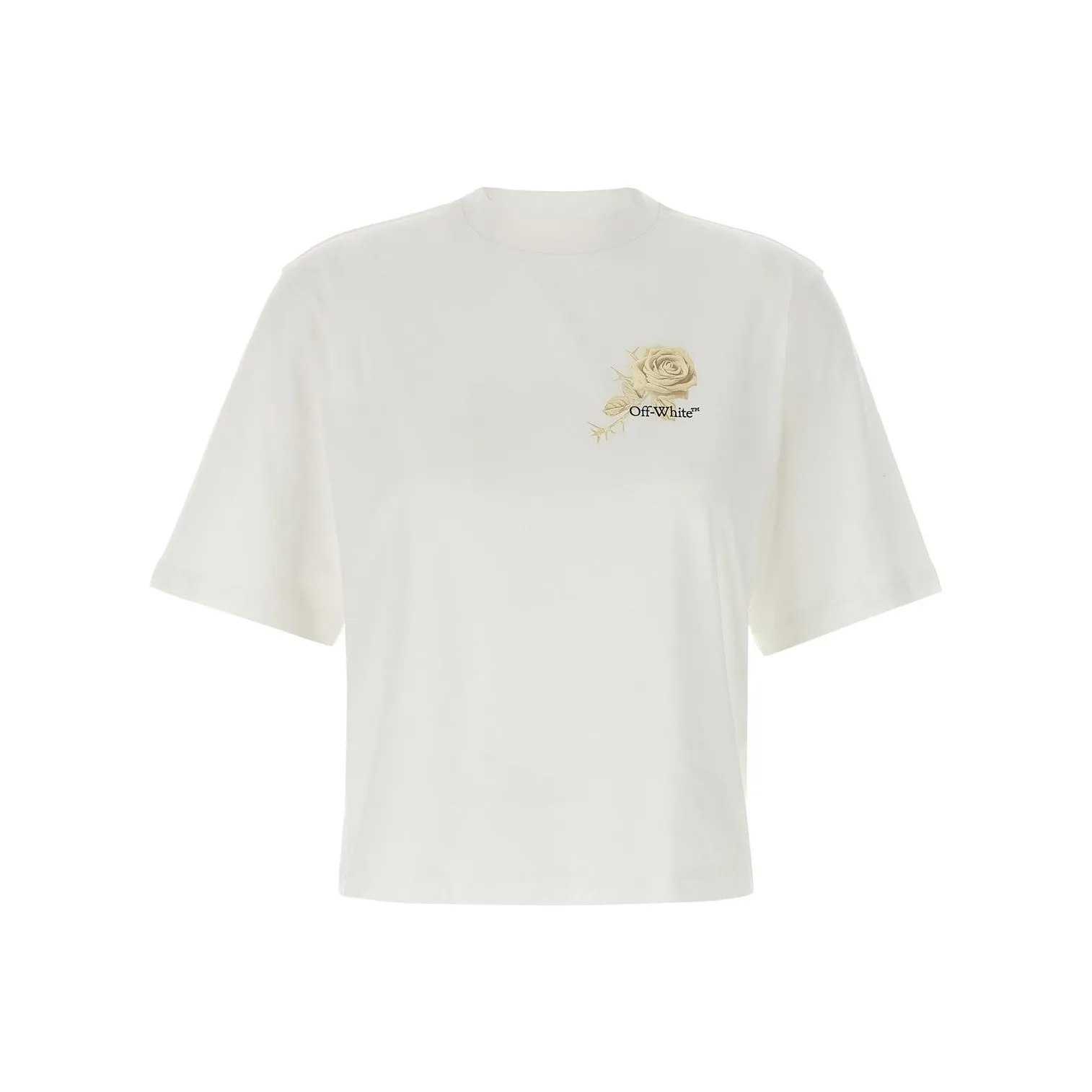 OFF WHITE Roses Arrows print T shirt