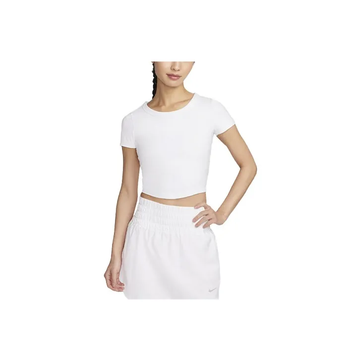 NIKE Белые Женские Короткие Топы