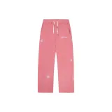 핑크 자수 바지