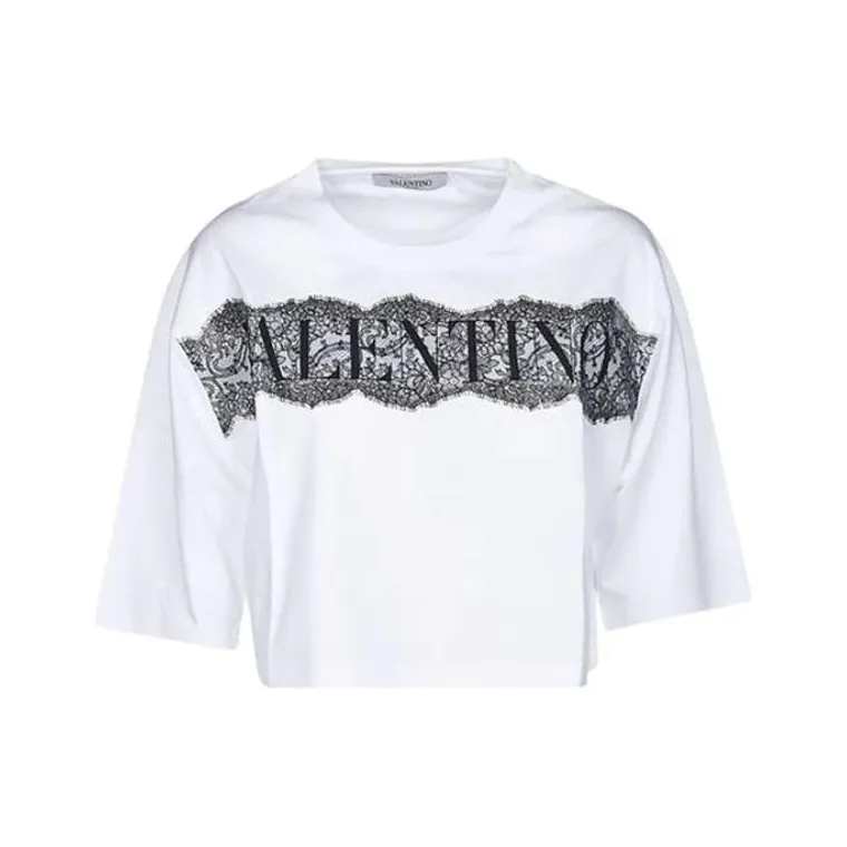 Valentino Crop Tops Women's White