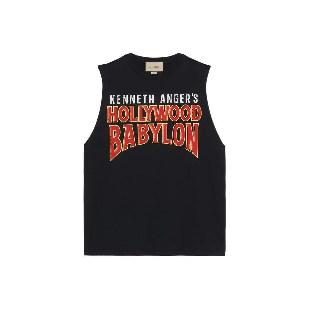 GUCCI Hollywood Babylon Tank Top Black